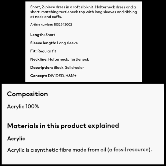 H&M rib-knit dress - Picture 2 of 3